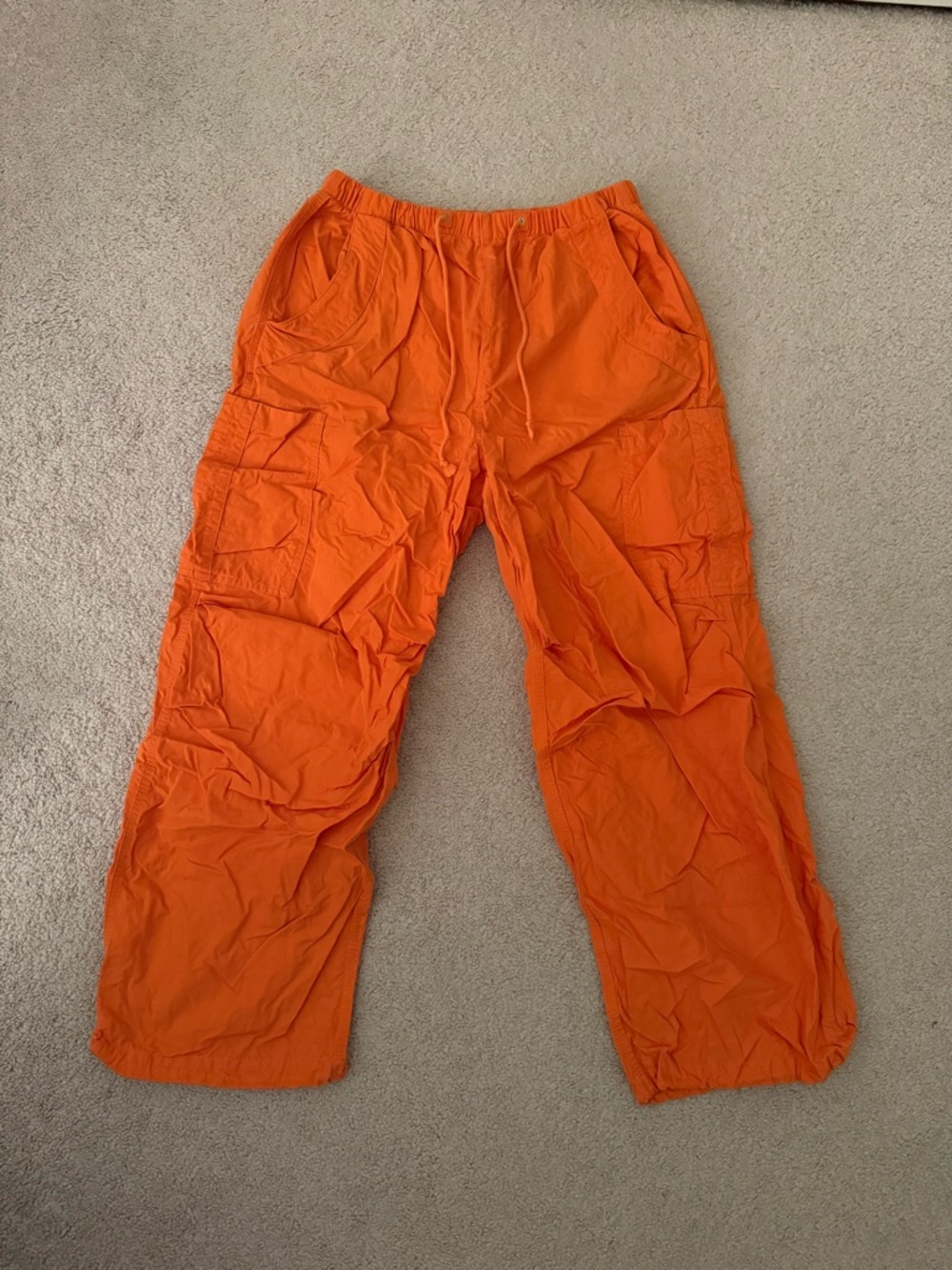 Aritzia TNA Supply Cargo Pants Orange Size Medium